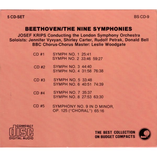 Beethoven - Die 9 Symphonien / The Nine Symphonies (CD, 1990 -) - The ...